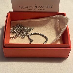 James Avery 925 Silver Changeable Charm Necklace